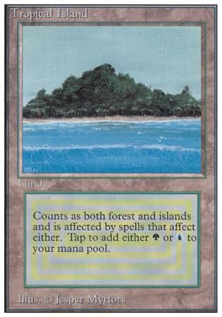 Tropical Island (Unlimited) Trading Card