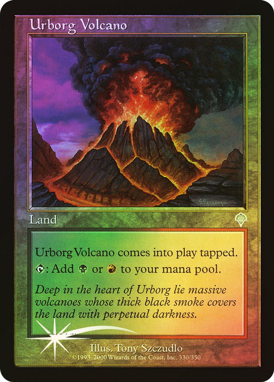 Urborg Volcano (Invasion - Foil) Trading Card