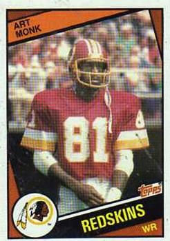 Art Monk 1984 Topps #384 Sports Card