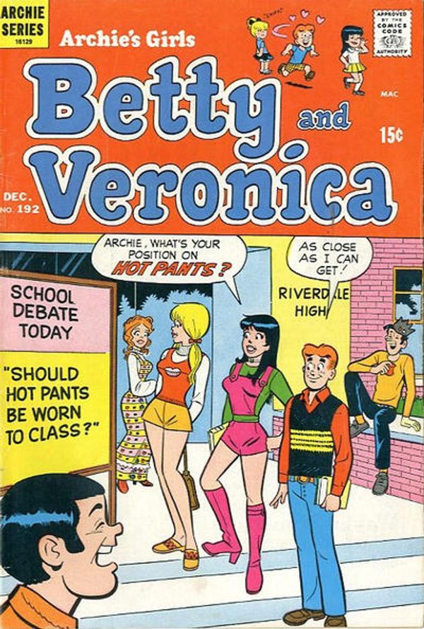 Archie's Girls Betty and Veronica #192