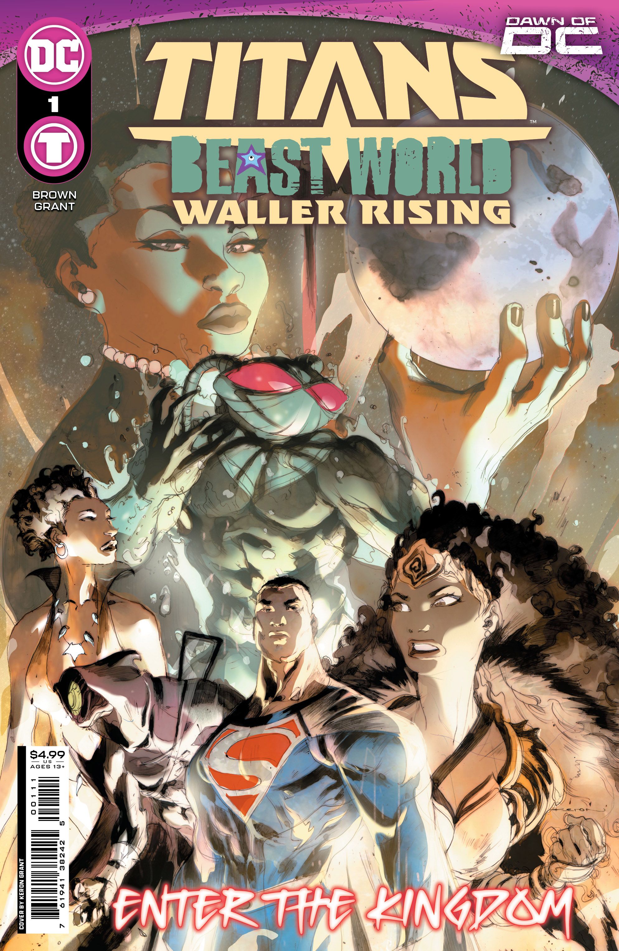 Titans: Beast World - Waller Rising Comic