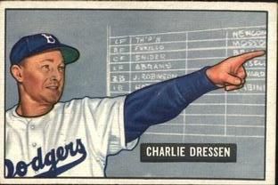 Chuck Dressen 1951 Bowman #259 Sports Card