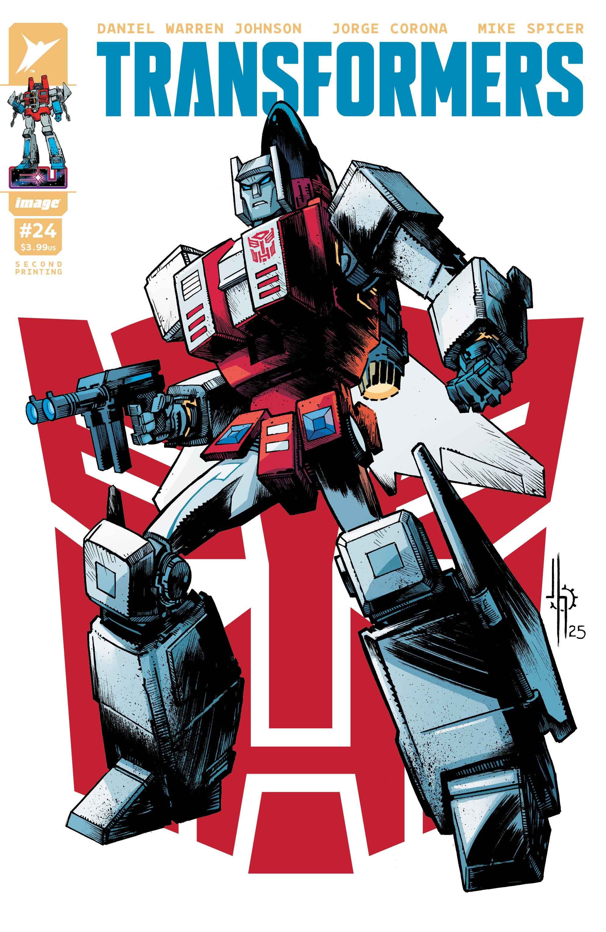 Transformers #24 (2nd Ptg Cvr B Jason Howard Autobot Variant) Comic