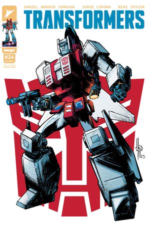 Transformers #24 (2nd Ptg Cvr B Jason Howard Autobot Variant)