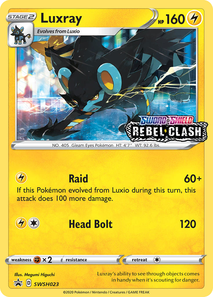 Luxray (SWSH023) - SWSH Black Star Promos Pokémon Card