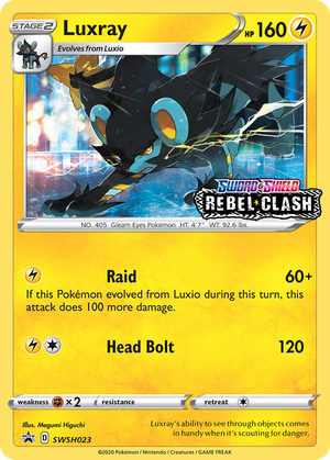 Luxray (SWSH023) - SWSH Black Star Promos