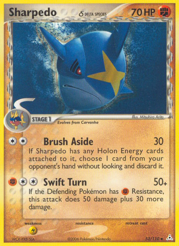 Sharpedo δ (53/110) - Holon Phantoms Pokémon Card