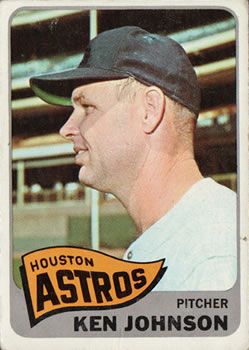  1965 Topps # 389 Don Larsen Houston Astros (Baseball