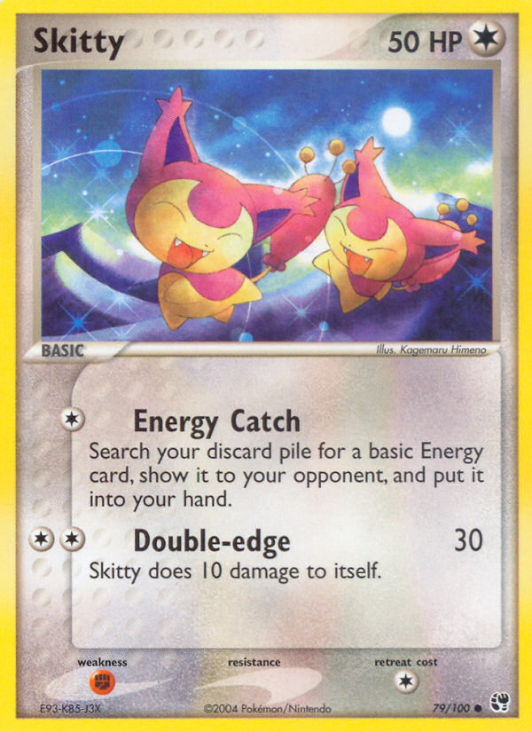 Skitty (79/100) - Sandstorm Pokémon Card