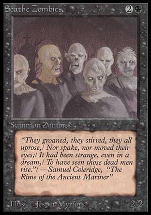 Scathe Zombies (Alpha) Trading Card