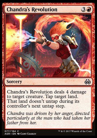 Chandra's Revolution (Aether Revolt) Trading Card