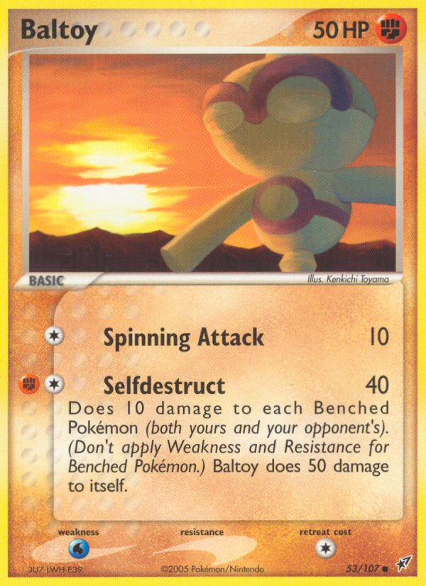 Baltoy (53/107) - Deoxys Pokémon Card