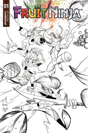 Fruit Ninja #1 (Cover C 10 Copy Brown B&w Cover)