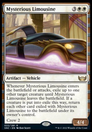 Mysterious Limousine (Streets of New Capenna) Trading Card