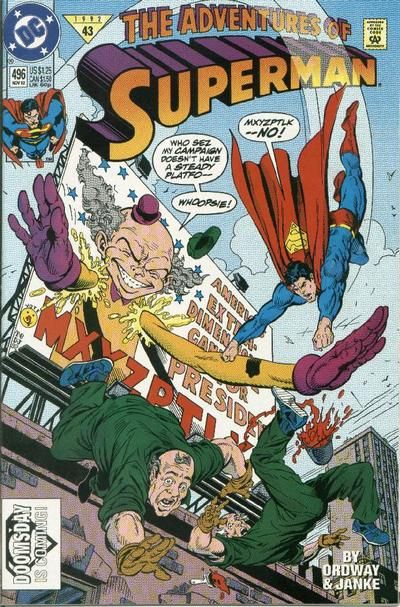 Adventures of Superman #496 Comic