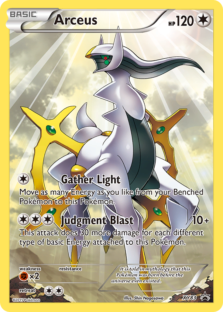 Arceus (XY83) - XY Black Star Promos Pokémon Card