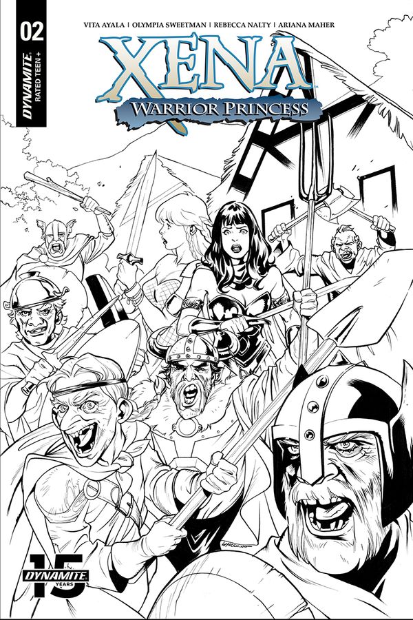 Xena Warrior Princess #2 (20 Copy Lupacchino B&w Cover)