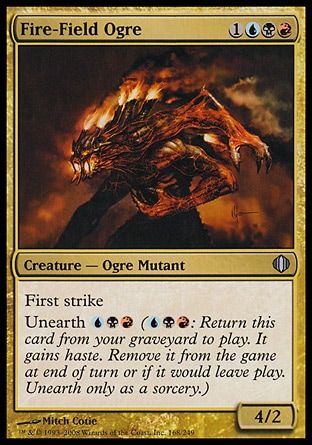 Fire-Field Ogre (Shards of Alara) Trading Card