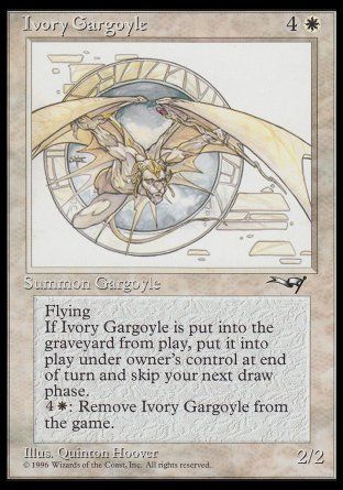 Ivory Gargoyle (Alliances) Trading Card