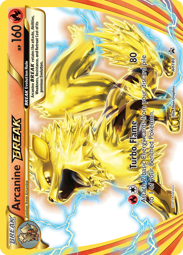 Arcanine BREAK (XY180) - XY Black Star Promos Pokémon Card