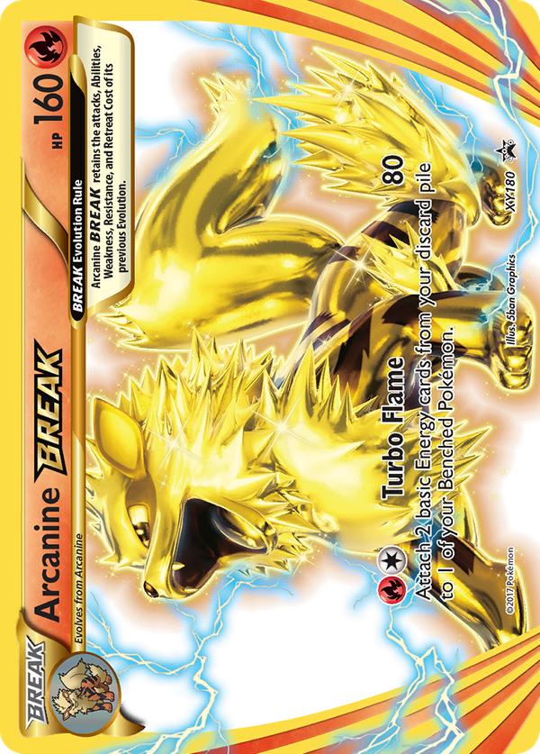 Arcanine BREAK (XY180) - XY Black Star Promos