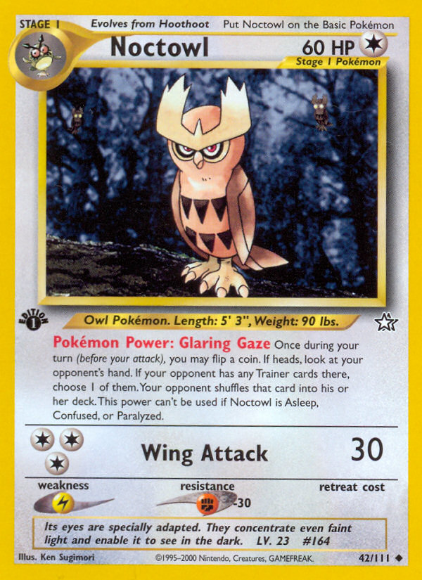 Noctowl (42/111) - Neo Genesis Pokémon Card