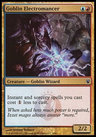 Goblin Electromancer (Izzet vs. Golgari) Trading Card