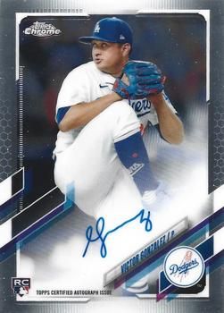 Victor Gonzalez 2021 Topps Chrome - Rookie Autographs Baseball #RA-VG Sports Card