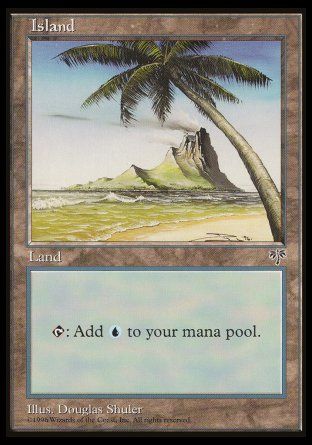 Island (Mirage) Trading Card