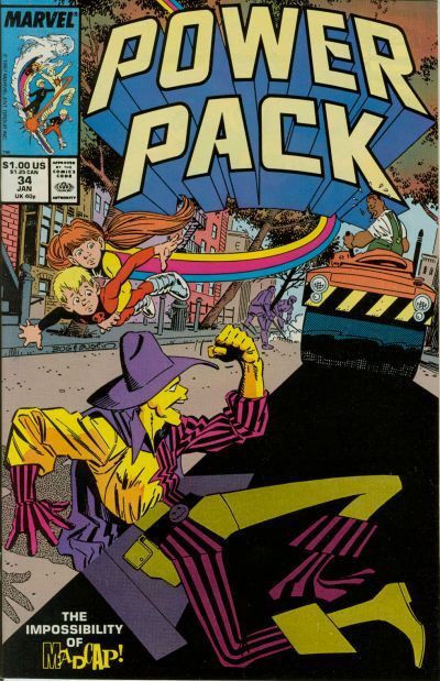 Power Pack #34 Comic