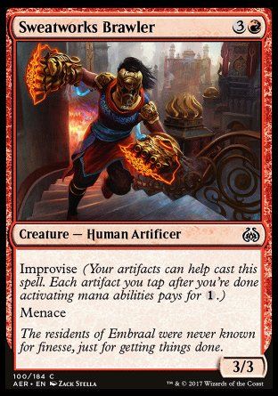 Sweatworks Brawler (Aether Revolt) Trading Card