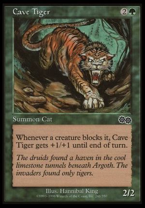 Cave Tiger (Urza's Saga)