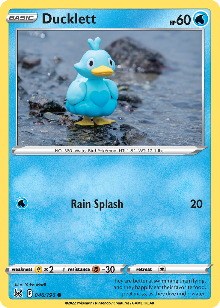 Ducklett (46/196) - Lost Origin Pokémon Card