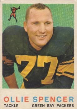 Ollie Spencer 1959 Topps #129 Sports Card