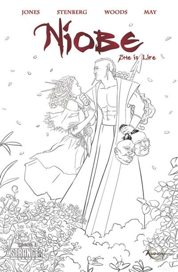 Niobe: She Is Life #1 (Coloring Book Variant Cover)