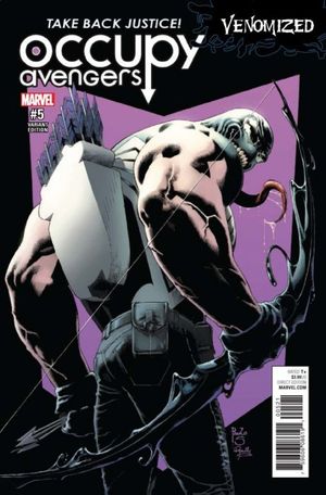 Occupy Avengers #5 (Sichera Venomized Variant)