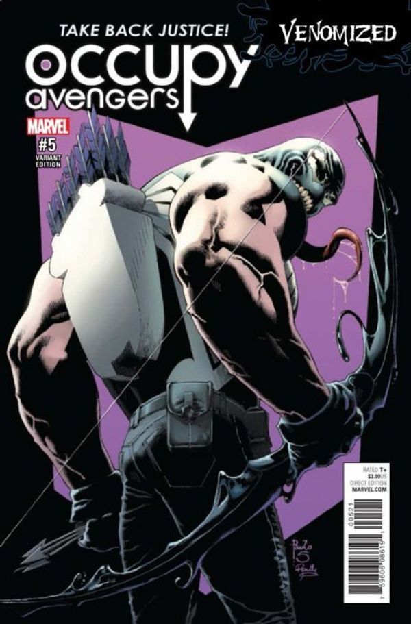 Occupy Avengers #5 (Sichera Venomized Variant)