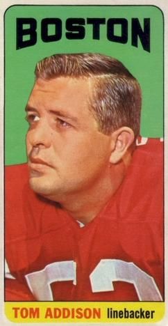 Tom Addison 1965 Topps #1 Sports Card