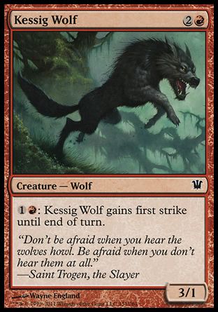 Kessig Wolf (Innistrad) Trading Card