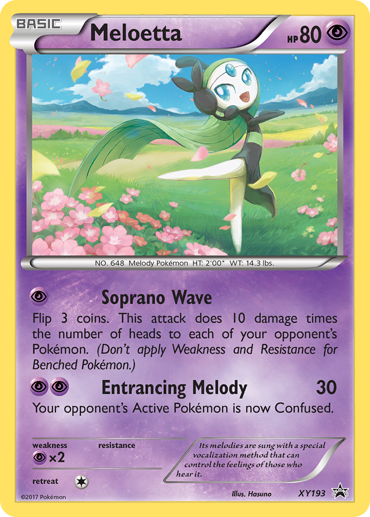 Meloetta (XY193) - XY Black Star Promos Pokémon Card