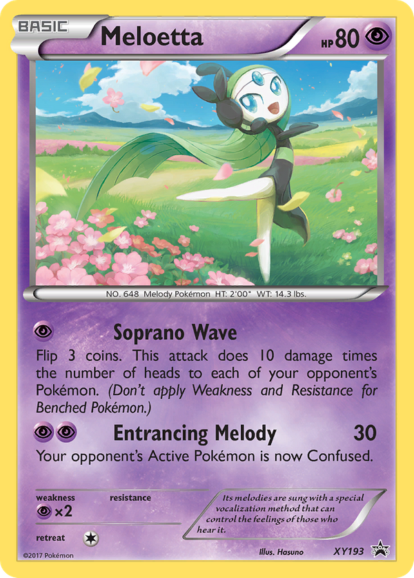 Meloetta (XY193) - XY Black Star Promos