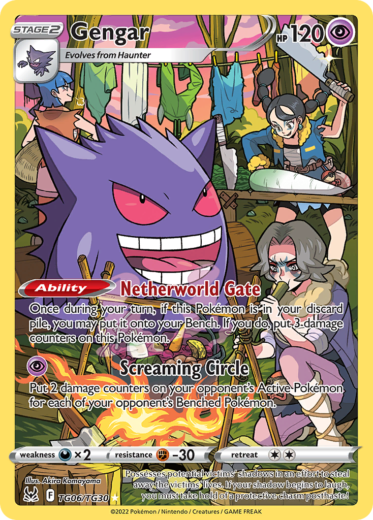 Gengar (TG06) - Lost Origin Trainer Gallery Pokémon Card