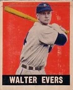 Walter Evers 1948 Leaf #78 Sports Card