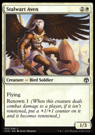 Stalwart Aven (Iconic Masters) Trading Card