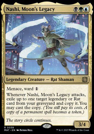 Nashi, Moon's Legacy (March of the Machine: The Aftermath) Trading Card