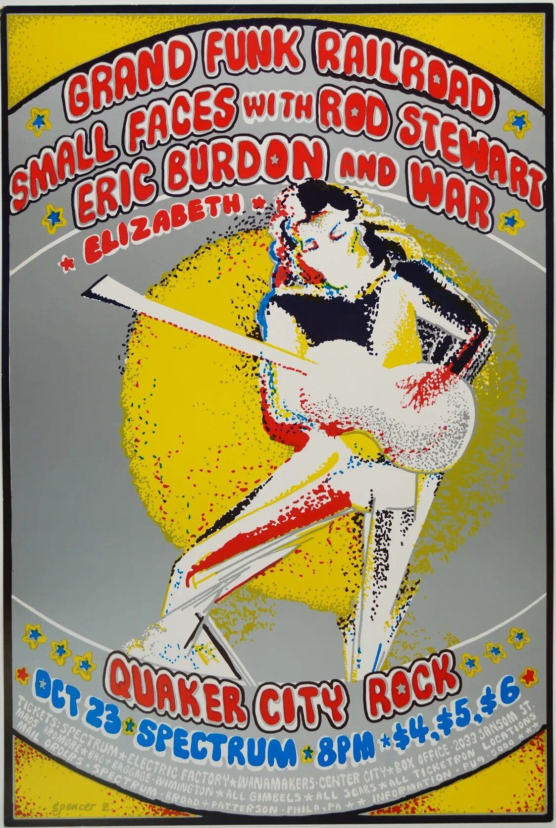 Quaker City Rock Festival featuring Rod Stewart & Eric Burdon 1970