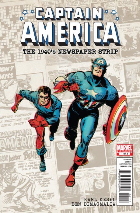 Captain America: 1940's Newspaper Strip #1 Comic