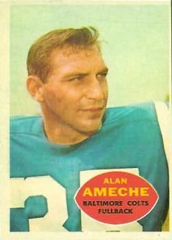 Alan Ameche 1960 Topps #2 Sports Card