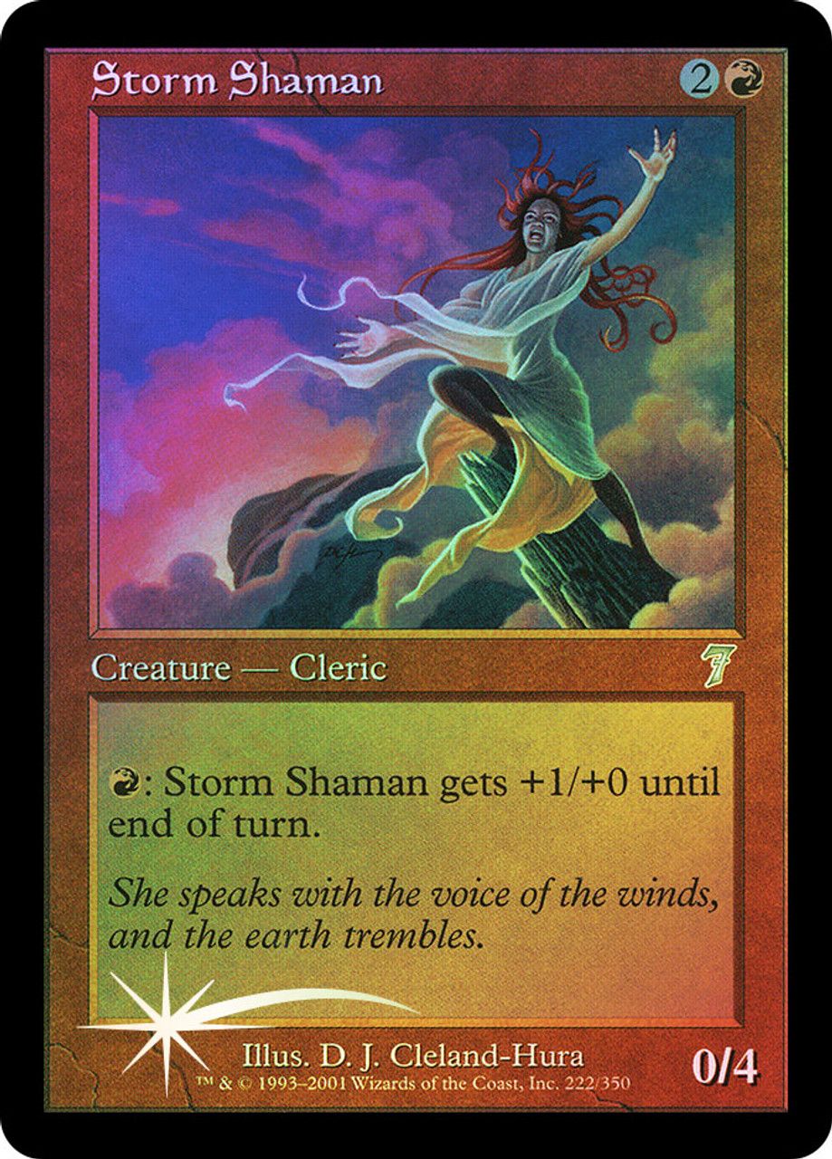 Storm Shaman (7th Edition - Foil) Trading Card