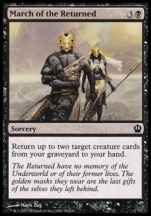 March of the Returned (Theros) Trading Card